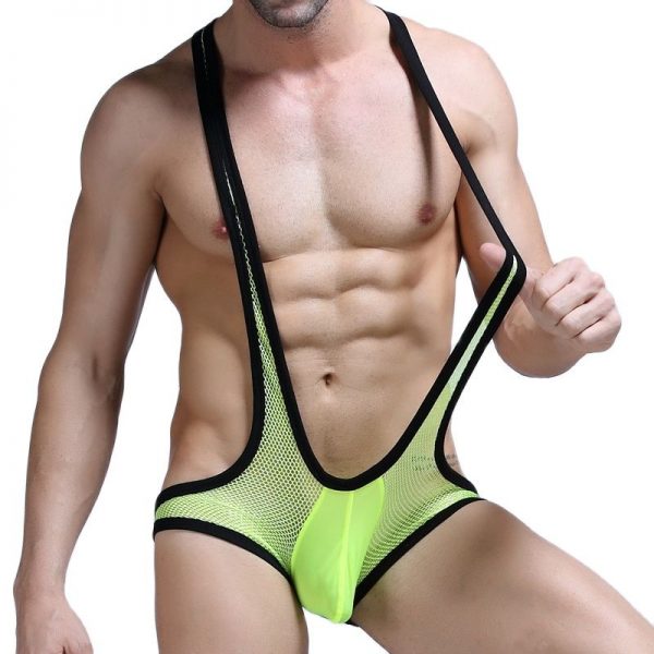 Male Sexy Thong Men s Strap Underwear Mankini Men Leotard Thongs Bodysuit Bandage Lingerie Man Body 2 - Mankini Store