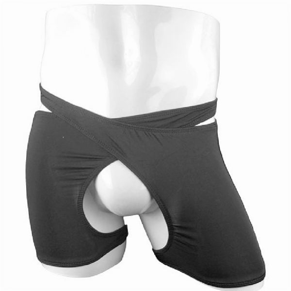 Sissy Underwear Gay Open Crotch Man Boxer Shorts 2020 Sex Design Lovers Sexy Lingerie Men Cross - Mankini Store