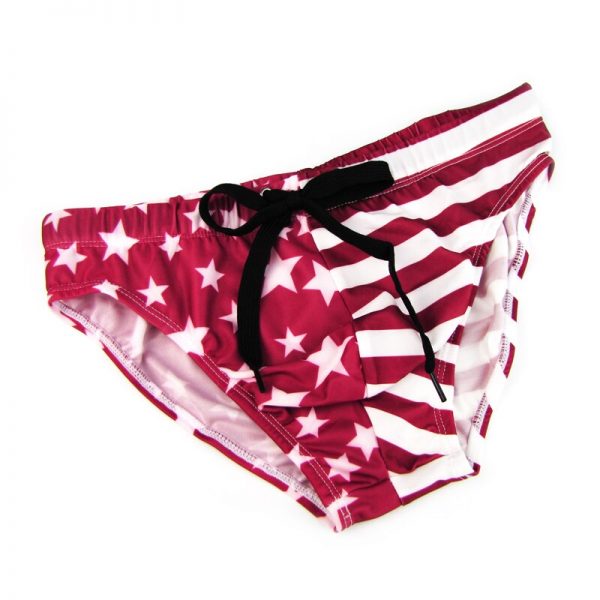 American Flag Mens Bikini Swimwear Men s Swimming Trunks Mens Swim Briefs Sexy Shorts Hot 4 - Mankini Store