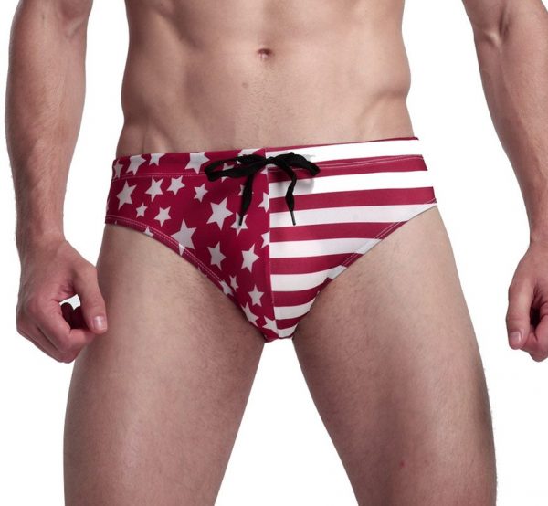 American Flag Mens Bikini Swimwear Men s Swimming Trunks Mens Swim Briefs Sexy Shorts Hot 5 - Mankini Store