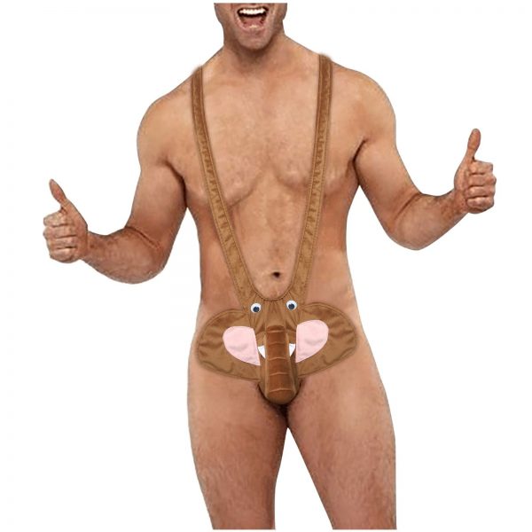 G Strings Sexy Man Elephant Shape Special Gifts Role Play Underwear High Quality T back Lingerie 1 - Mankini Store
