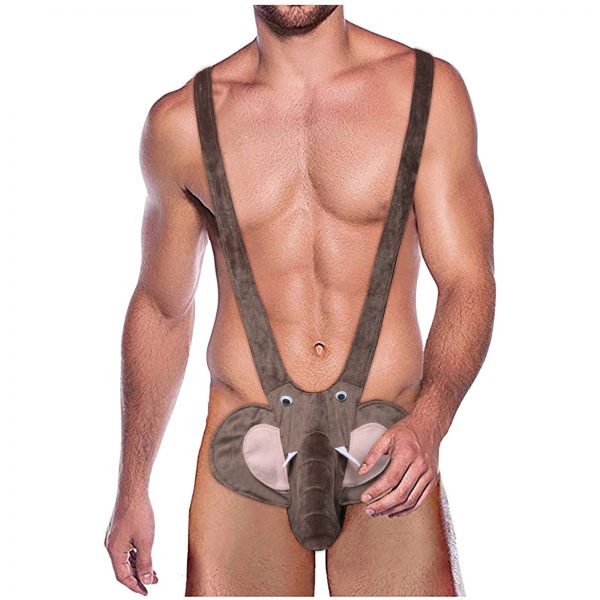 G Strings Sexy Man Elephant Shape Special Gifts Role Play Underwear High Quality T back Lingerie 3 - Mankini Store