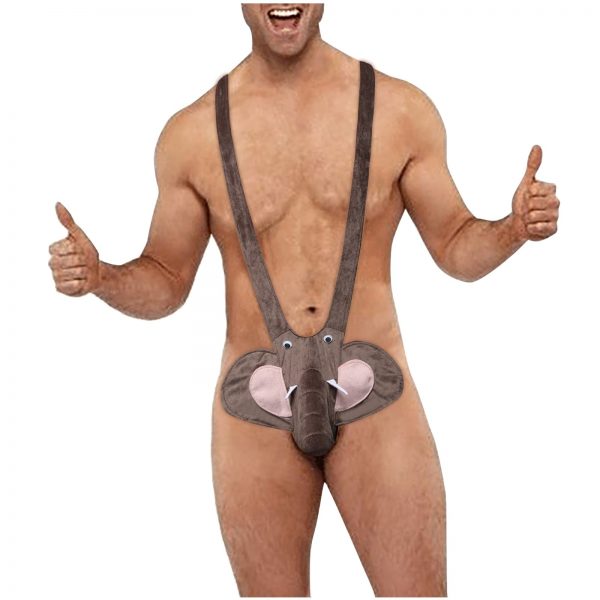 G Strings Sexy Man Elephant Shape Special Gifts Role Play Underwear High Quality T back Lingerie - Mankini Store