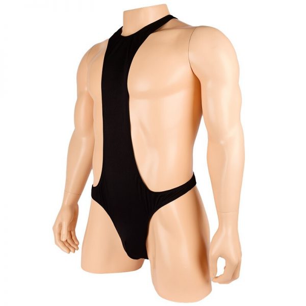 Male Sexy Lingerie Jockstraps Teddies Stretchy Swimsuit Jumpsuit Men Gay Mankini Erotic Underwear Beach Thong Leotard 1 - Mankini Store