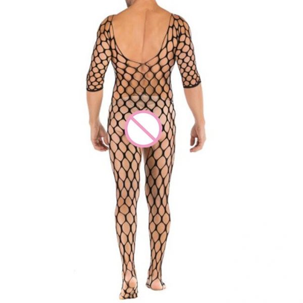 Summer Man Pajamas Stocking Sexy Costumes Sexy Lingerie Erotic Bodystocking Catsuit Plus Size Body Suit Male 2 - Mankini Store