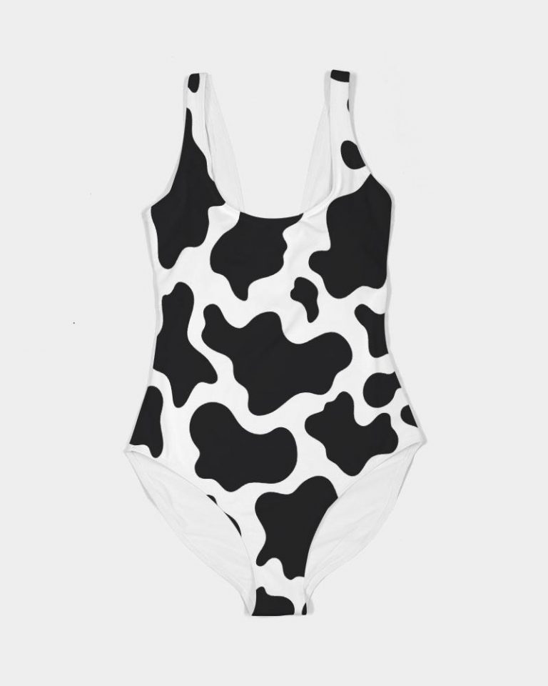 Cow Print Women’s One-Piece Swimsuit Official Merch CL1211 | Mankini Store