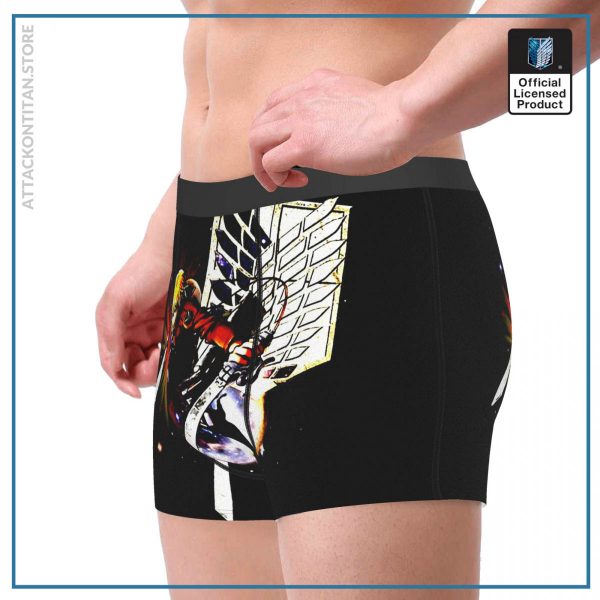 Armin Attack On Titan Eren Mikasa Levi Anime Underpants Cotton Panties Male Underwear Sexy Shorts Boxer 1 - Mankini Store